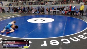 92 lbs Semifinal - Brodie Haslett, Chugach Eagles Wrestling Club vs Aven Fernandes, Alaska Battle Cats Wrestling Club