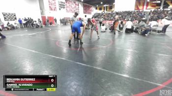 190 lbs Champ. Round 1 - Benjamin Gutierrez, Heritage vs GABRIEL ALVARADO, James Monroe