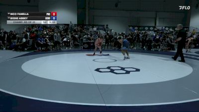 65 kg Champ. Rd Of 32 - Nico Fanella, Pittsburgh Wrestling Club vs Bodie Abbey, Cliff Keen Wrestling Club