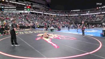 106-4A 5th Place Match - Cody Littlepage, Eagle Valley vs Asher Montoya, Canon City