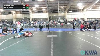 64 lbs Quarterfinal - Noah Brooks, Duncan Demon Wrestling vs Kaleb Olsen, Fitness Fight Factory Wrestling Club