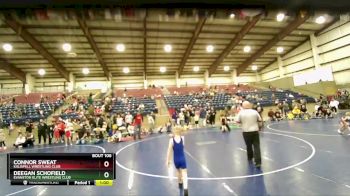 52+ Quarterfinal - Connor Sweat, Kalispell Wrestling Club vs Deegan Schofield, Evanston Elite Wrestling Club