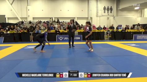 Jeniffer Eduarda Dos Santos Tenó vs Michelle Madelaine Terrelonge 2025 World IBJJF Jiu-Jitsu No-Gi Championship