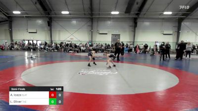 72 lbs Semifinal - Alexander Icaza, Slate Wrestling Academy vs Liam Oliver, The Storm Wrestling Center