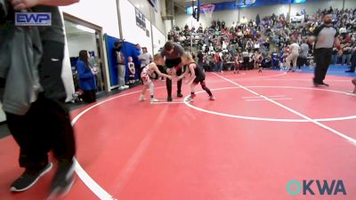 46 lbs Consi Of 4 - Lane Pankaskie, Claremore Wrestling Club vs Carter Mcculley, Claremore Wrestling Club