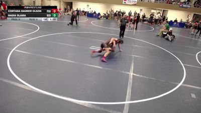 Girls K-8 - 135 Nadia Slama, Blaine-Girls vs Cortana Dauner Olson, PEM-Girls