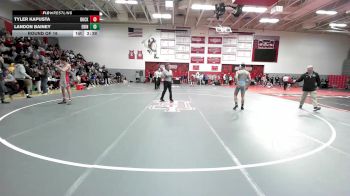 133 lbs Round Of 16 - Tyler Kapusta, Bucknell - Unatt vs Landon Bainey, Edinboro - Unatt