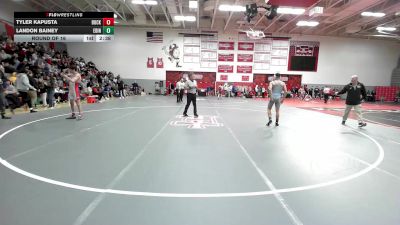 133 lbs Round Of 16 - Tyler Kapusta, Bucknell - Unatt vs Landon Bainey, Edinboro - Unatt