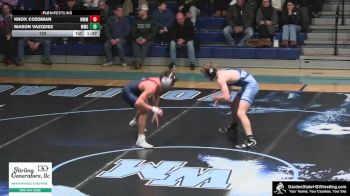 132 lbs Mason Vazquez, West Morris Central vs Knox Cossman, West Morris ( Mendham)