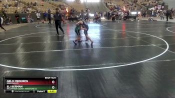 90 lbs Round 3 - Eli Berman, Williamson County Wrestling Cl vs Arlo Medeiros, Iron Knights