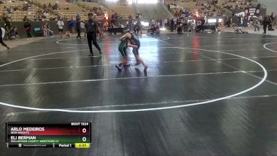 90 lbs Round 3 - Eli Berman, Williamson County Wrestling Cl vs Arlo Medeiros, Iron Knights