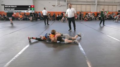96 lbs Round 5 (6 Team) - Daylin Fraley, Ohio Gold vs Ryder Hart, Lake WC