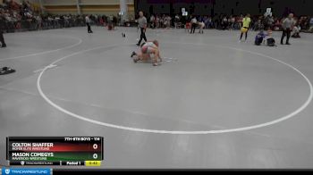 114 lbs Champ. Round 2 - Colton Shaffer, Moyer Elite Wrestling vs Mason Comegys, Mavericks Wrestling