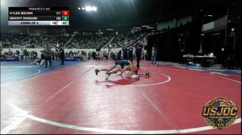 105 lbs Consi Of 4 - Kyler Brown, Pittsburg Wrestling Club vs Dekoty Howard, Keystone Wrestling Club