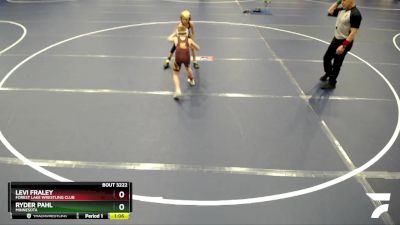 77 lbs Cons. Round 4 - Levi Fraley, Forest Lake Wrestling Club vs Ryder Pahl, Minnesota