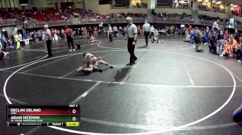 62 lbs Cons. Round 2 - Aidan Hickman, Jr. Viking Wrestling Club vs Declan Delano, CWO