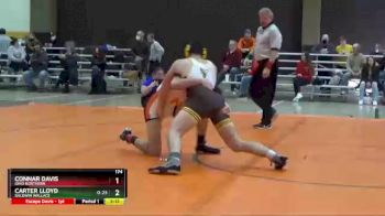 174 lbs Champ. Round 2 - Carter Lloyd, Baldwin Wallace vs Connar Davis, Ohio Northern