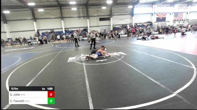 157 lbs Round Of 16 - Stosh Jobe, War Wc vs Carter Fawcett, Grindhouse WC