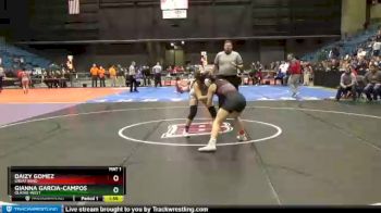 126 lbs Champ. Round 1 - Daizy Gomez, Great Bend vs Gianna Garcia-Campos, Olathe-West