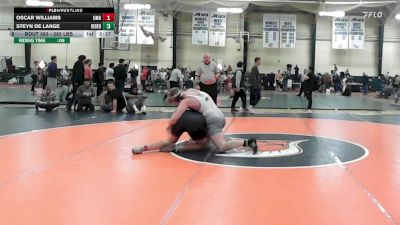 285 lbs 5th Place - Oscar Williams, Maryland vs Steyn De Lange, Rider