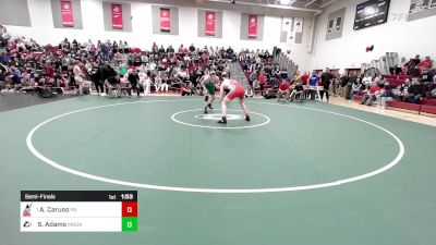 215 lbs Semifinal - Anthony Caruso, Pinkerton Academy vs Seth Adams, Monadnock