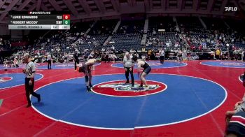 1A-190 lbs Cons. Round 3 - Luke Edwards, Pelham vs Robert McCoy, Temple