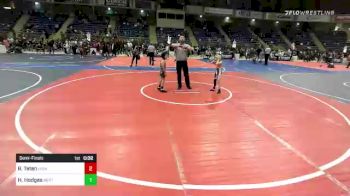 54 lbs Semifinal - Ryder Teten, High Plains Thunder vs Hudson Hodges, Next Level Training Academy