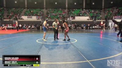 6A 132 lbs Champ. Round 1 - Erwin Wilder, Central Tuscaloosa vs Brody Helm, Mortimer Jordan HS