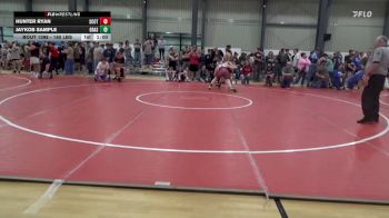 160 lbs Consi Of 8 #2 - Hunter Ryan, Scottdale vs Jaykob Sample, Grassflat