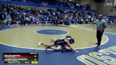 125lbs Cons. Round 3 - Lauren (Sam) Yamashita, Columbia River (Girls) vs Taylor Hancock, Hermiston (Girls)