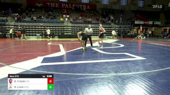 125 lbs 7th Place - Blaine Frazier, Indiana vs Noah Luna, Appalachian State