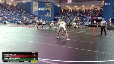 165 lbs Cons. Round 1 - Max Nepochatov, Council Rock South vs Chris Miller, Salesianum
