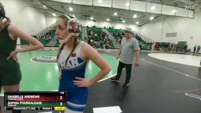 120 lbs Cons. Round 1 - Payton Dodge, Green River vs Addison Lyman, Lyman