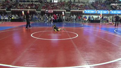 66 lbs Quarterfinal - McKenzie Maness, Bearcats Wrestling Club Helena vs Kaybree Nissen, Laurel Matburners