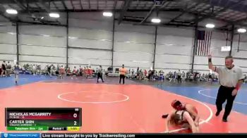 88 lbs Round 4 (6 Team) - Nicholas McGarrity, PA Blue vs Carter Shin, Virginia Hammers