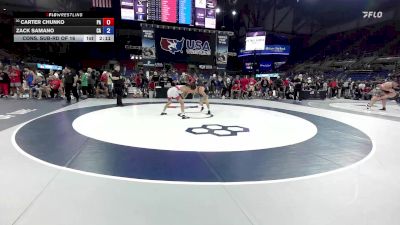 120 lbs Cons. Sub-rd Of 16 - Carter Chunko, PA vs Zack Samano, CA