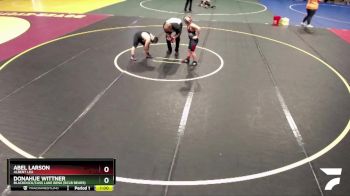 130 lbs Cons. Round 1 - Abel Larson, Albert Lea vs Donahue Wittner, Blackduck/Cass Lake Bena (BCLB Bears)