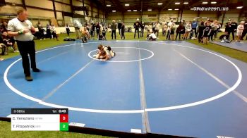 3-5E lbs Rr Rnd 1 - Camron Veneziano, Newtown (CT) Youth Wrestling vs Thomas Fitzpatrick, New England Gold
