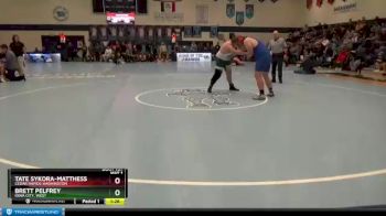 285 lbs Semifinal - Brett Pelfrey, Iowa City, West vs Tate Sykora-Matthess, Cedar Rapids Washington