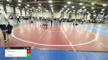 145 lbs Consi Of 32 #2 - Breck Williams, AZ vs Jordan Austin, NJ