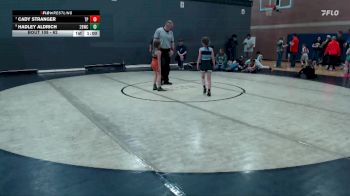 62 lbs Cons. Round 2 - Cady Stranger, Terreton Panthers vs Hadley Aldrich, 208 Badgers Wrestling Club