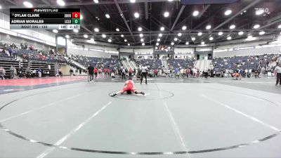 133 lbs Quarterfinal - Adrian Morales, Life NCWA vs Dylan Clark, Southern Oregon