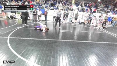 105 lbs Rr Rnd 3 - Rogen Bradsher, Buck Pride Wrestling vs Weston Gilroy, Mojo Grappling Academy