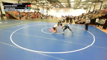 157 lbs Cons. Round 4 - Zach Wilson, Marian University (IN) vs Nicholas Brunst, Baldwin Wallace