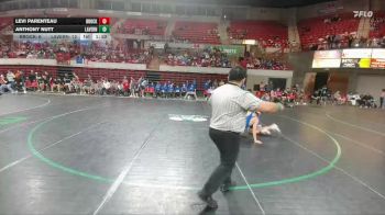 138 lbs Round 3 - Rr3 - Levi Parenteau, Brock vs Anthony Nutt, La Vernia