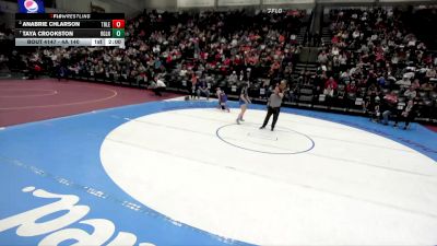 4A 140 lbs Quarterfinal - Taya Crookston, Ridgeline vs Anabrie Chlarson, Tooele