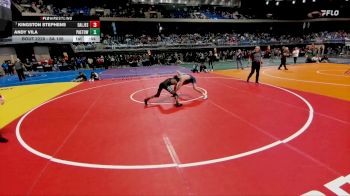 6A 106 lbs Cons. Round 2 - Kingston Stephens, Dallas Jesuit College Prep School vs Andy Vila, Katy Paetow