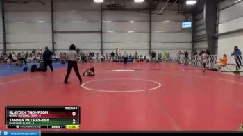 56 lbs Round 1 - Blayden Thompson, NCWAY National Team vs Tanner McCray-Bey, Maryland BLACK