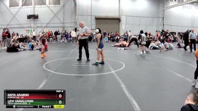 84 lbs Round 1 (4 Team) - Anya Adarsh, Pursuit WA vs Levi VanAllman, Team Germantown