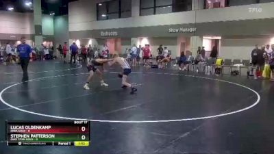 106 lbs Placement Matches (8 Team) - Lucas Oldenkamp, Iowa Gold vs Stephen Patterson, Ohio Titan Gold